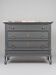 Tastefully renovated antique chest of drawers.
