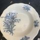 Hollow plate, fruit cup pattern carnations badonviller