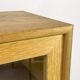 Mid Century Display Case in light oak by WK Möbel, 1970s