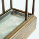 Art Deco Amsterdam School umbrella stand in bonze and oak, The Netherlands, 1920s