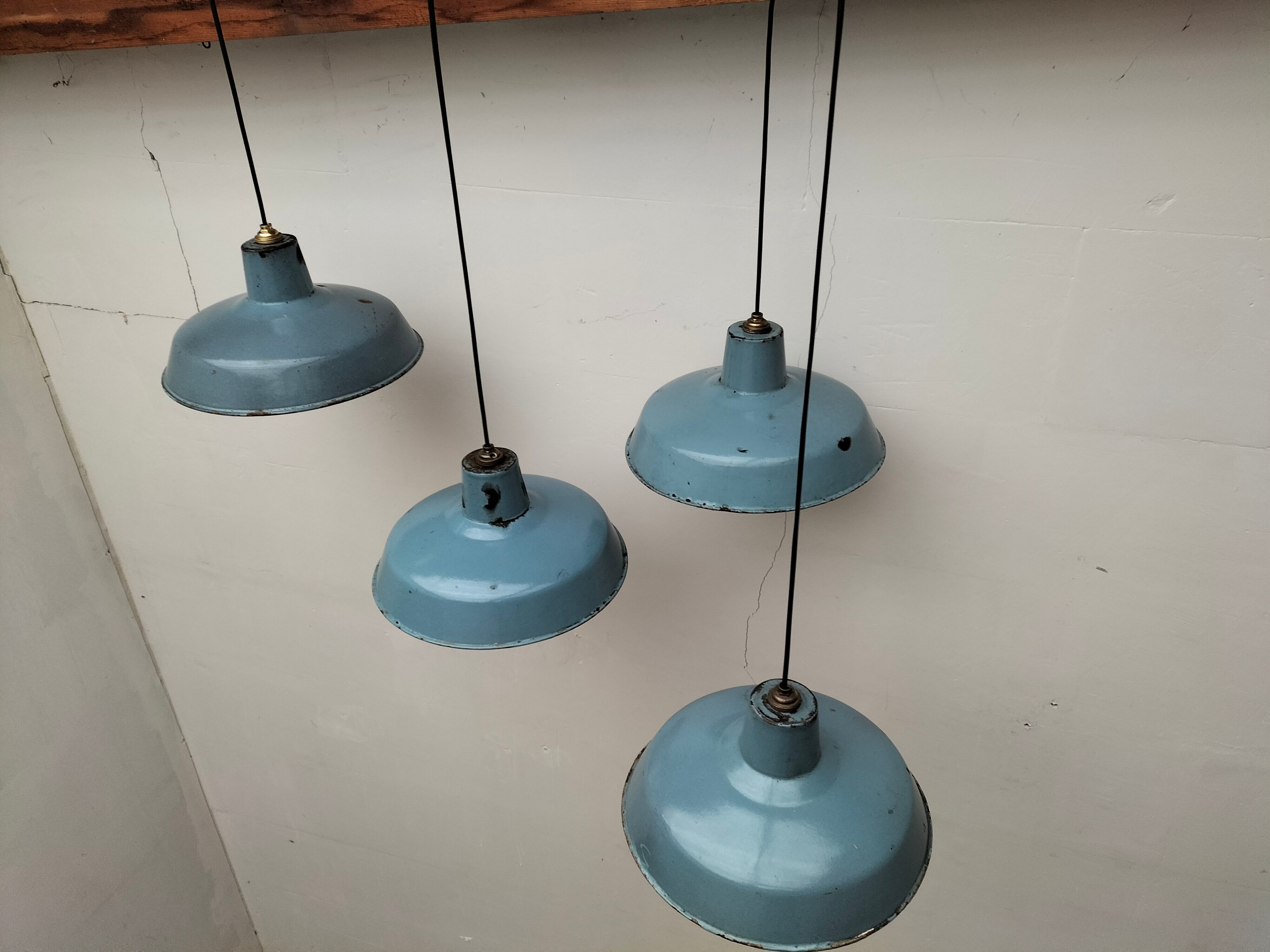 Series of antique lamps