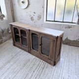 Enfilade display cabinet, solid oak, 1920.