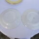 7 vintage flat plates Orches moulin de loups