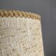 Vintage lamp with turned wooden base 30cm