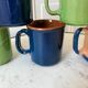 Set of 6 cups / mugs in vintage pottery