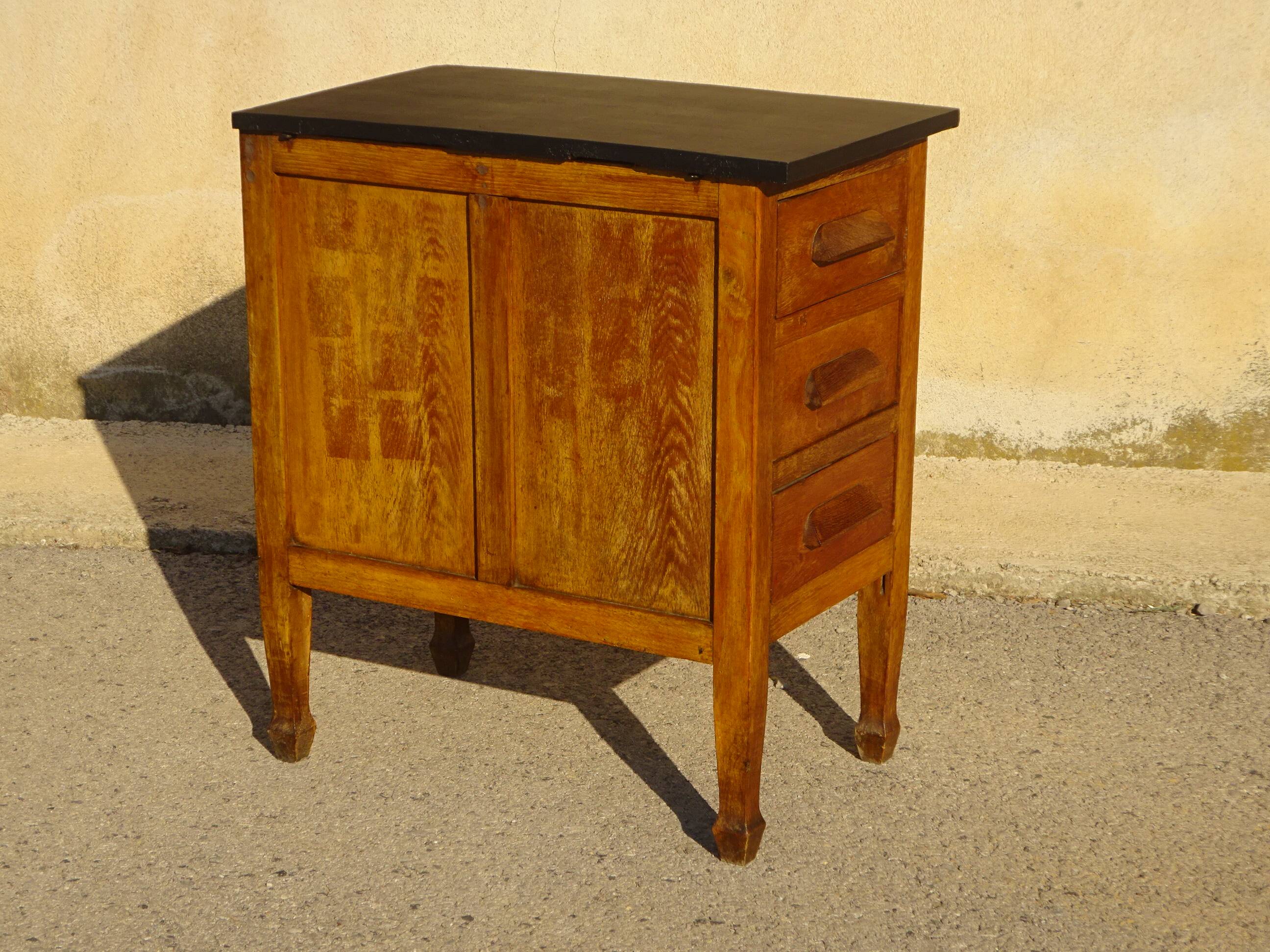 Office furniture, 3 oak drawers