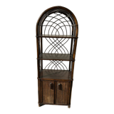 Rattan and wicker shelf