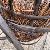 Dame-jeanne sur bascule en acier