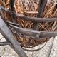 Demijohn on steel rocker