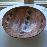 large ceramic fruit bowl with ethnic and turtle decoration 2007