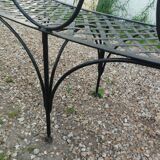 Banc de jardin en fer ancien