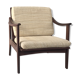 Fauteuil scandinave en palissandre