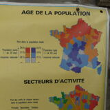 Affiche scolaire MDI La France sa population et structure de la population