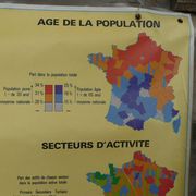 Affiche scolaire MDI La France sa population et structure de la population