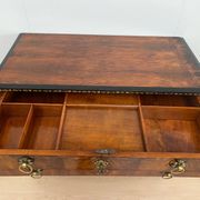 Biedermeier Chest in Walnut Veneer, Cherry, Gold Leaf & Brass, Austria, 1815