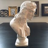 Bust of Molière in plaster