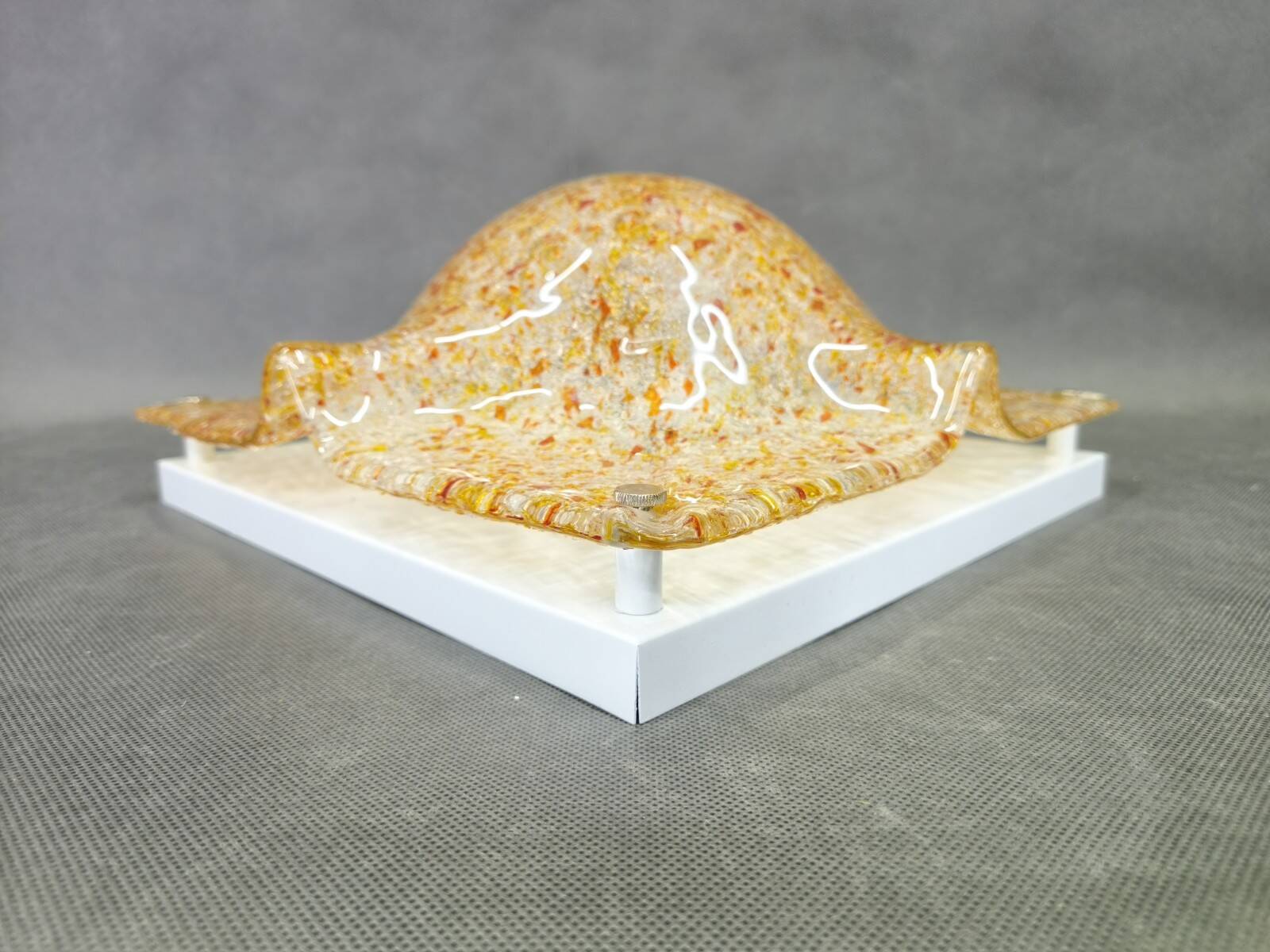 Pair of Murano Glass Wall Lights by Toni Zuccheri for Mazzega, 1970s