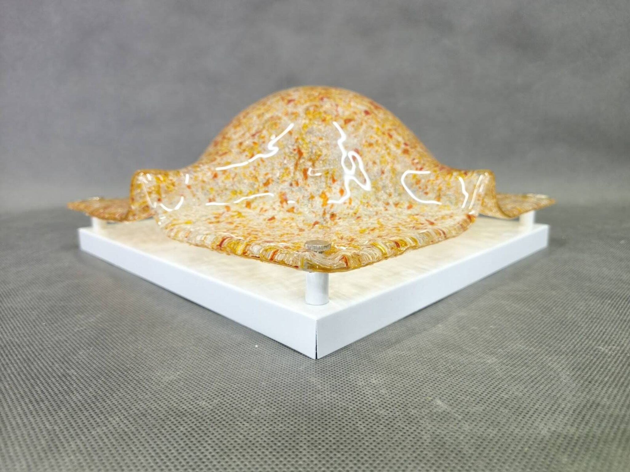 Pair of Murano Glass Wall Lights by Toni Zuccheri for Mazzega, 1970s