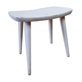 Stool "Pagoda" in solid wood, vintage