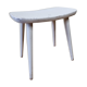 Tabouret "Pagode" en bois massif vintage