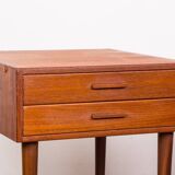 Pair of Danish teak bedside tables by PBJ Mobler 1960
