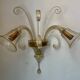 Vintage Murano glass wall light