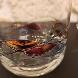 Vintage aperitif service – Cristal de Paris style – 6 glasses + carafe – Ann