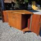 Scandinavian corner unit in teak from the 1960s.