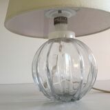 Lamp glass ball blown mathias vintage