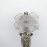 Art Deco wall light. Rose in glass paste.