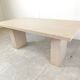 Vintage travertine dining table, 1970s