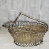 Silver metal pourer basket