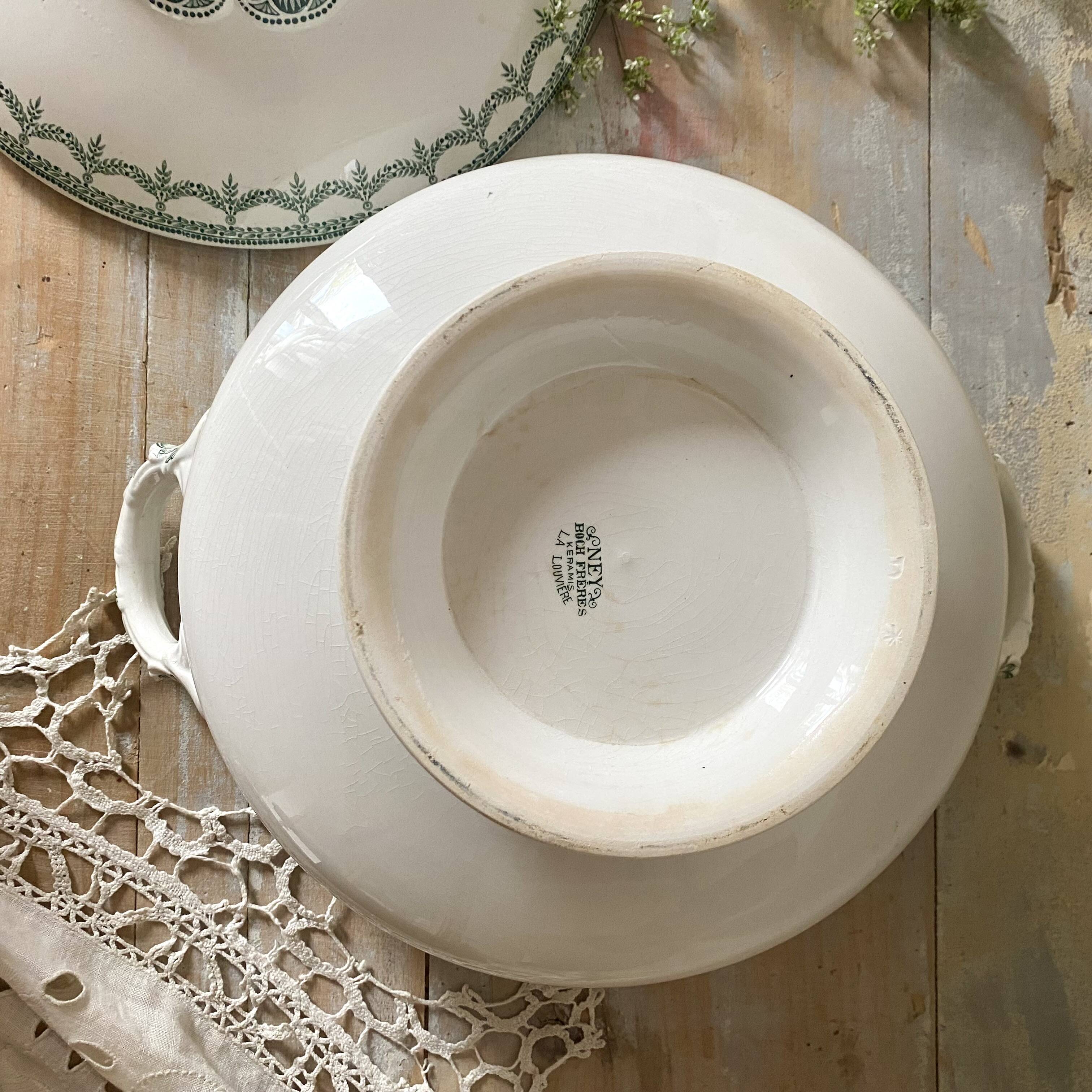 Ironstone soup tureen St Amand model Ney