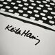 Lithograph by Keith Haring in limited edition, numbered in pencil, 1990s.