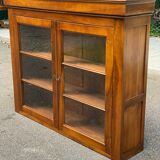 19th century Louis Philippe solid wood display case