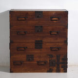 Old chest of drawers with small door – Meiji / Taishō period (c.1868-1926) #33