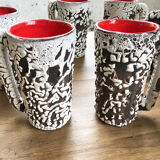 7 cups Vallauris fatlava