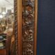 High and narrow mirror in gilded stucco late nineteenth century