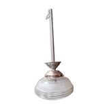 Frosted glass pendant light