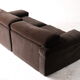 Sofa "Erasmo" by Tobia Scarpa for B&B Italia, Brown Ribbed Velvet, 1970's