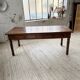 Table de ferme ou table de drapier noyer massif 1900