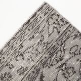 3x11 Rug For Farmhouse Hallway Gray Vintage Runner Rug, 84x291Cm