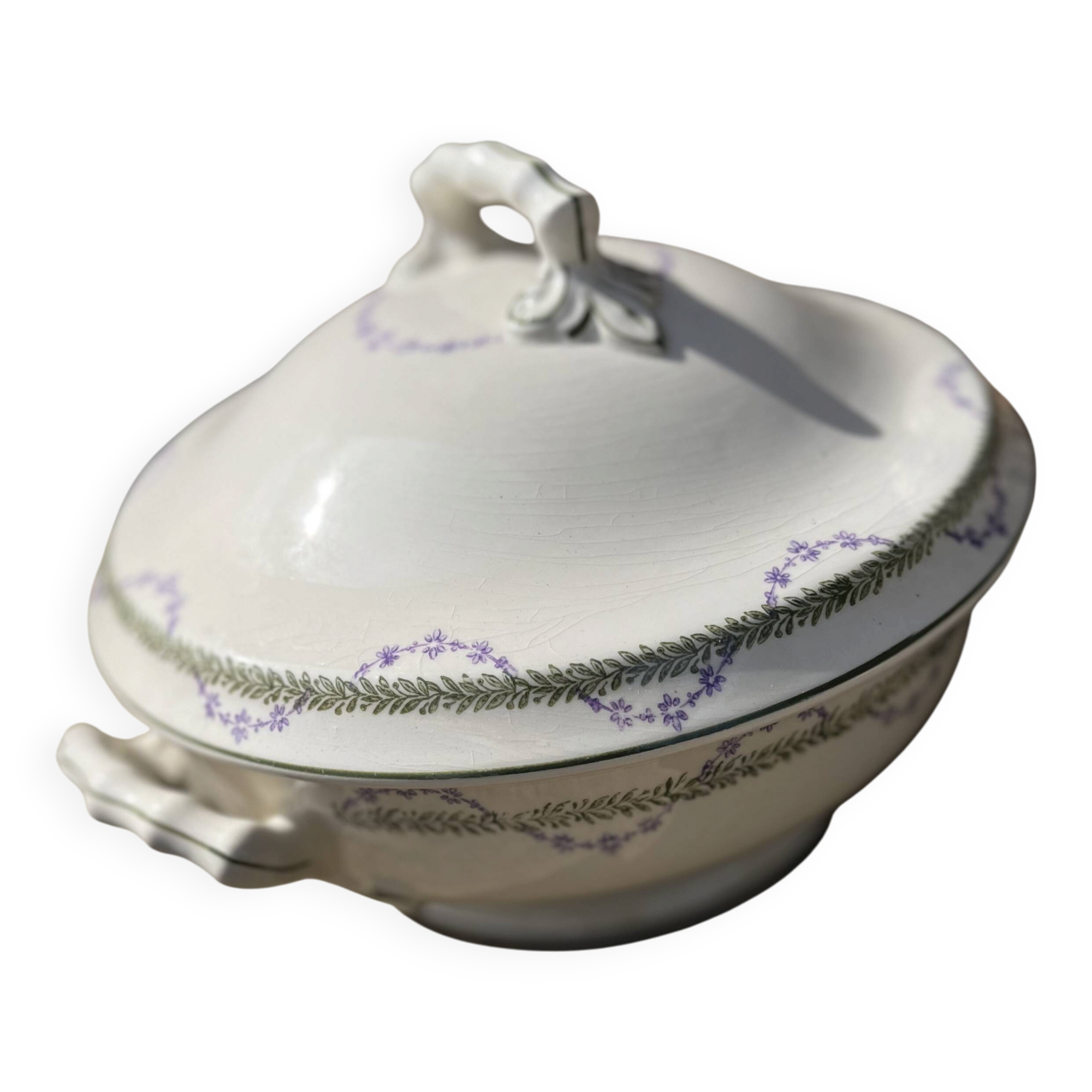 Soup tureen or vegetable dish Loridan Longwy