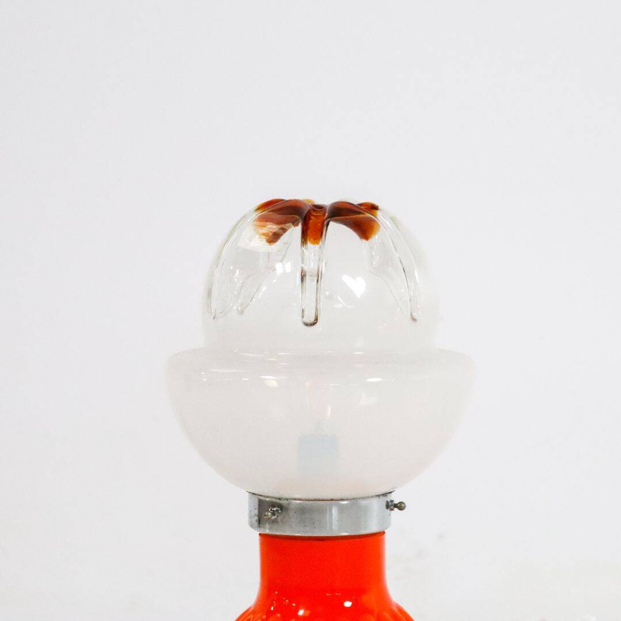 Space Age Italian Glass Table Lamp