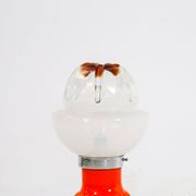 Space Age Italian Glass Table Lamp