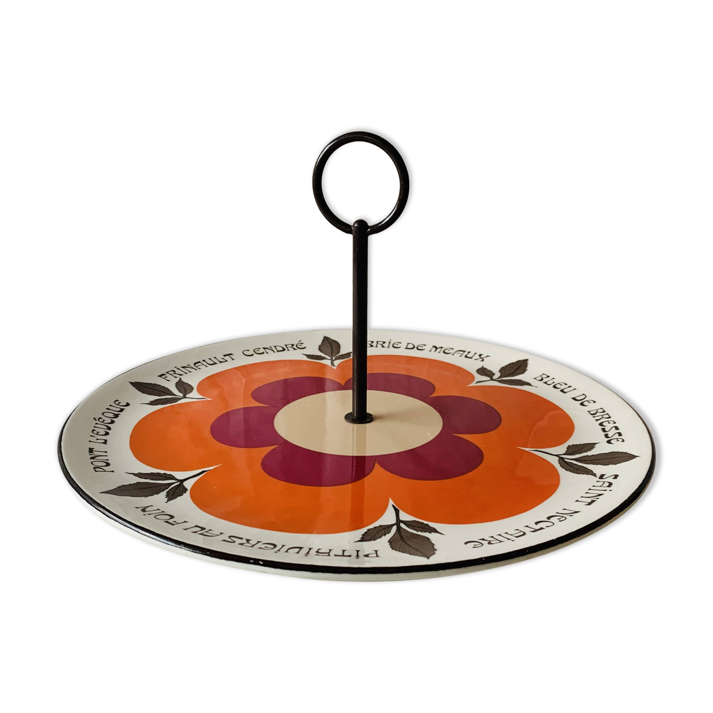 Vintage Gien cheese board - Harmonie series