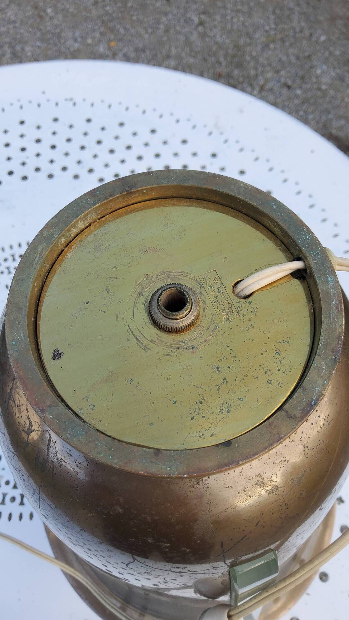 Art deco lamp from the 30s/40s of the Morand house