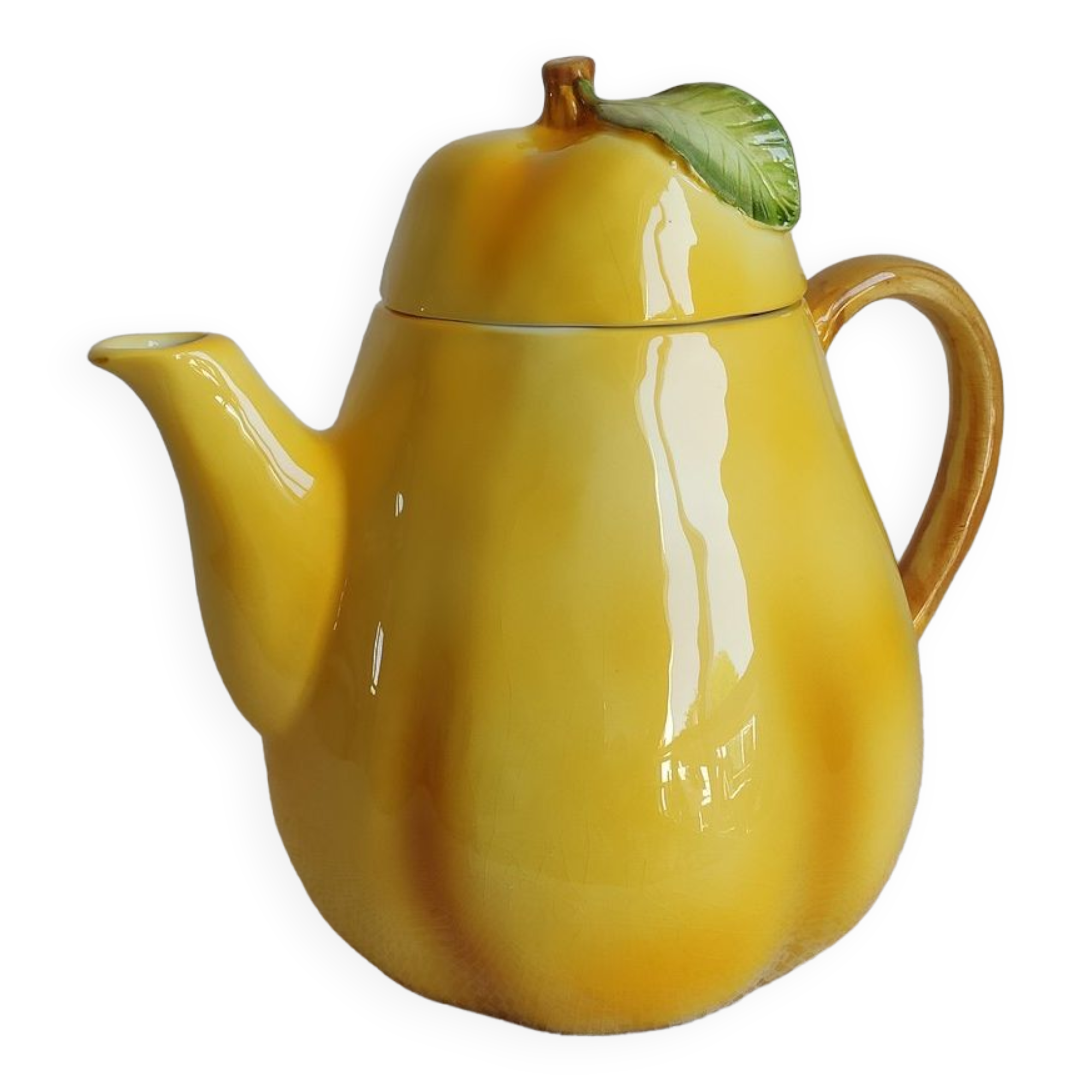 Théière poire barbotine