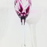 Set of 5 Rhine Roemer wine glasses in Saint-Louis crystal model Monaco