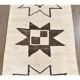 Vintage Geometric Turkish Oushak Hand-Knotted Runner 88x320
